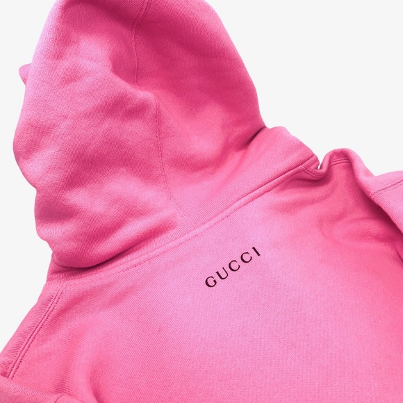 Brand New Gucci Hooded Sweatshirt GG Apple Print - Picture 8 of 12